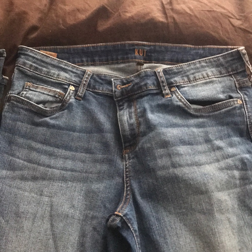Baby boot cut jeans by KUT size 14s